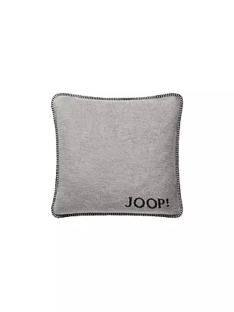 JOOP | Kissenhülle "Uni Doubleface" 50x50cm (Ash-Anthrazit) | 